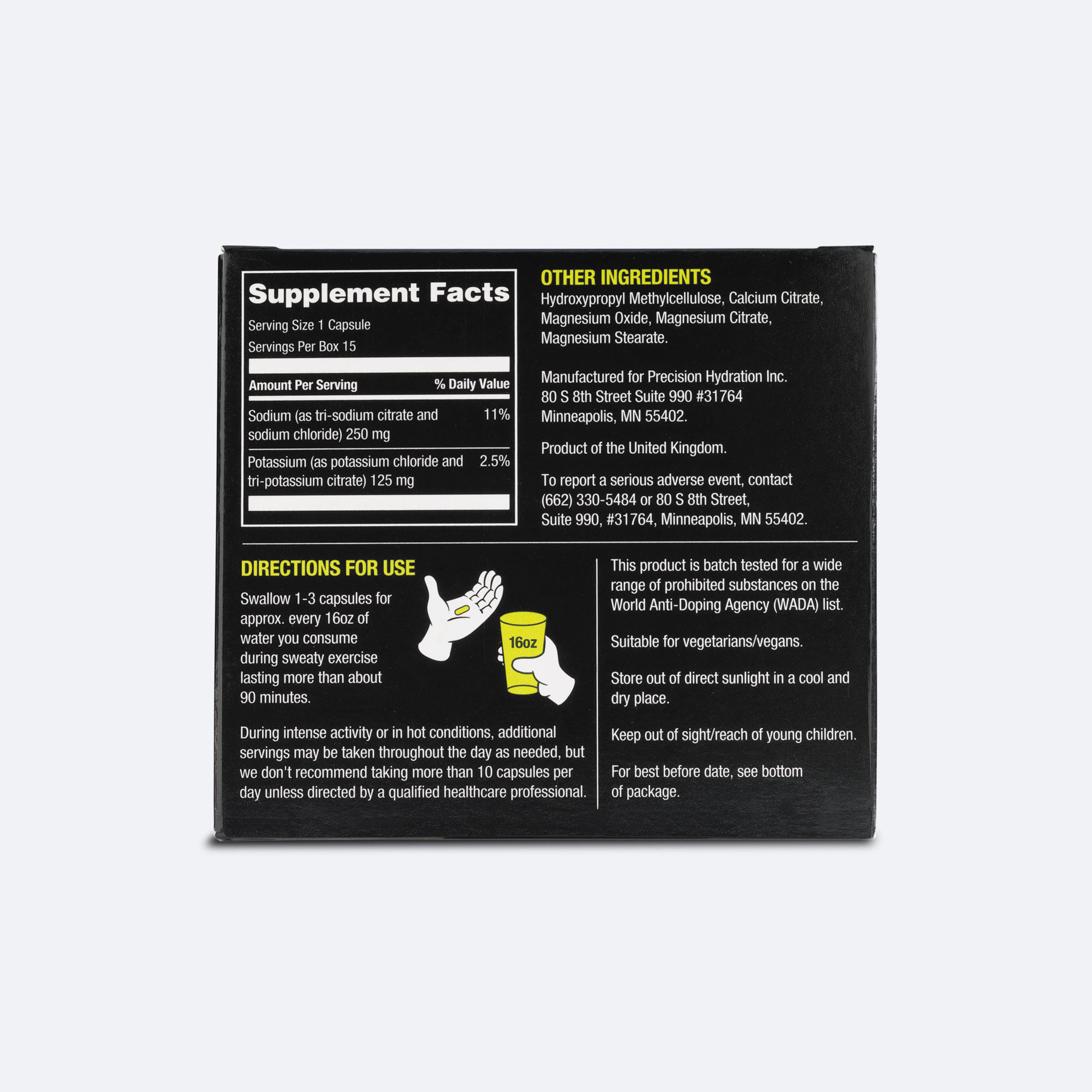 Precision Hydration Electrolyte Capsules - 15 Nigeria | Ubuy